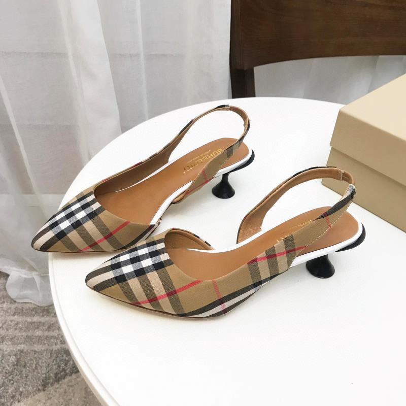UA Bv*b*rry Check Slingback Pumps