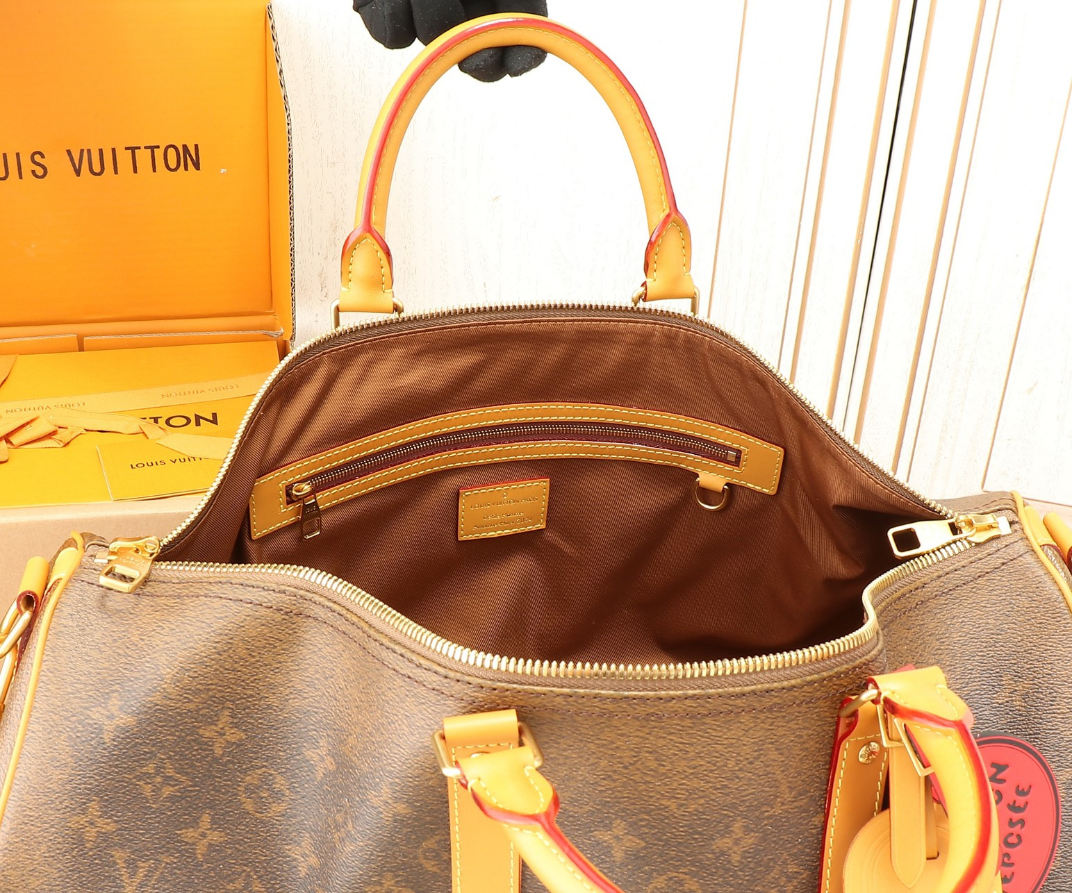 LV Keepall Bandoulière 50 24SS Marque L.Vvtt0n Déposée M11541 50x29x23CM