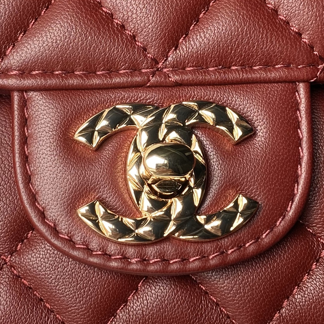 Ch**el 24A Mini Classic Handbag 12 × 20 × 6 cm