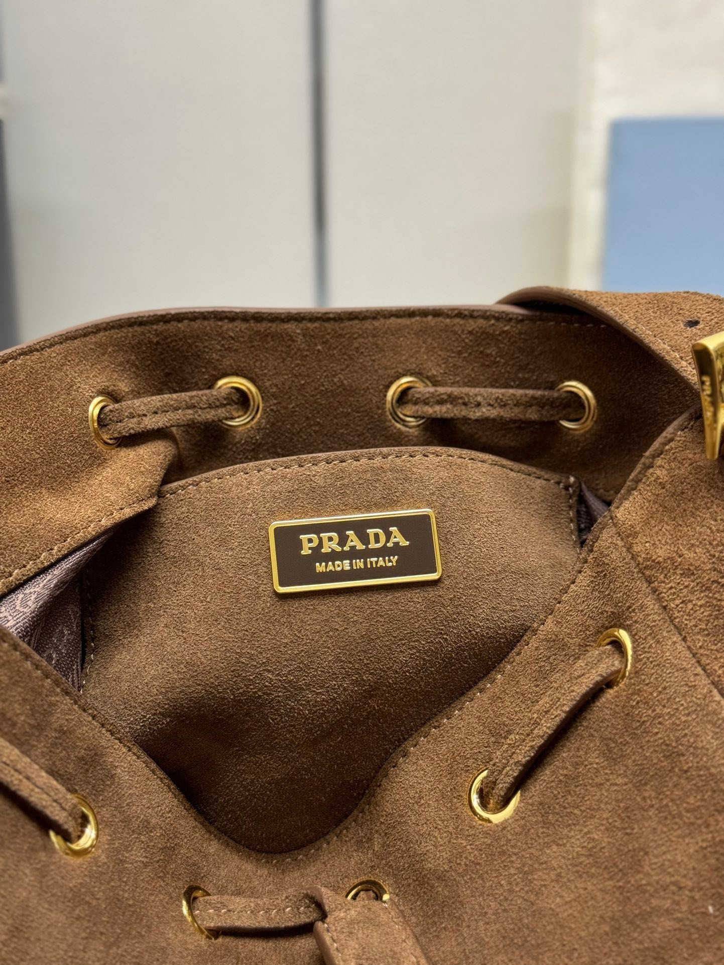 Pra*a mini-bucket bag 22x22x13cm