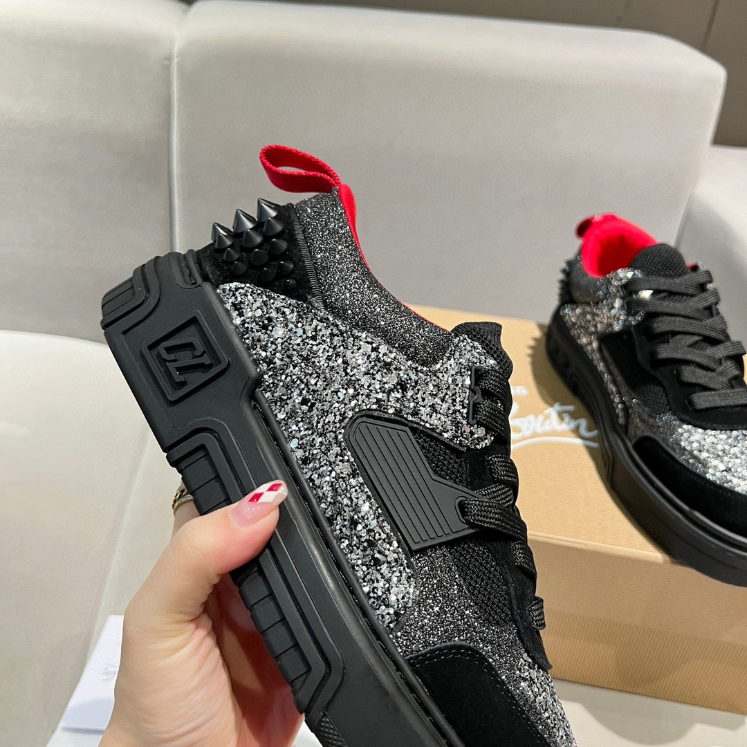 UA Chr1st1an Louboutin 2024 [New]ASTROLOUBI Unisex Thick-Soled Sneakers