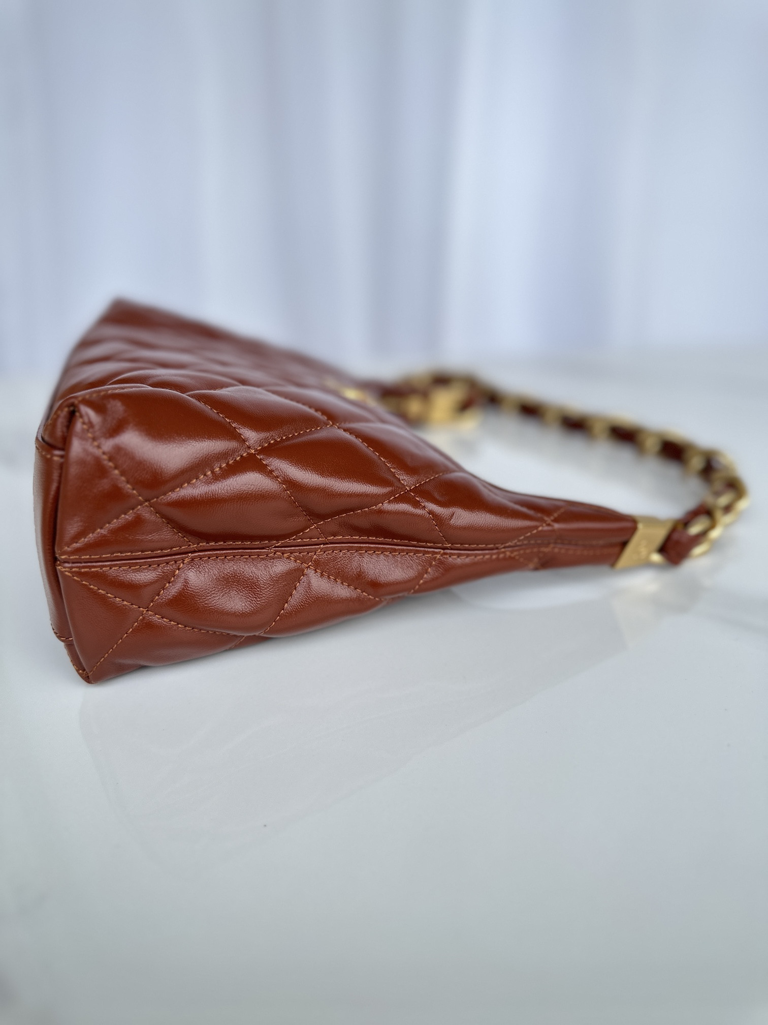 Ch**el Hobo Handbag 30×35×9cm