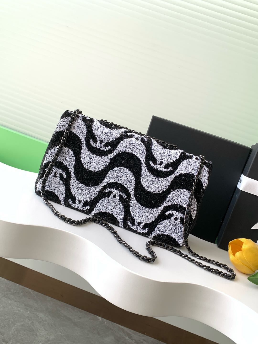 Ch**el Flap Bag 15x25x7cm