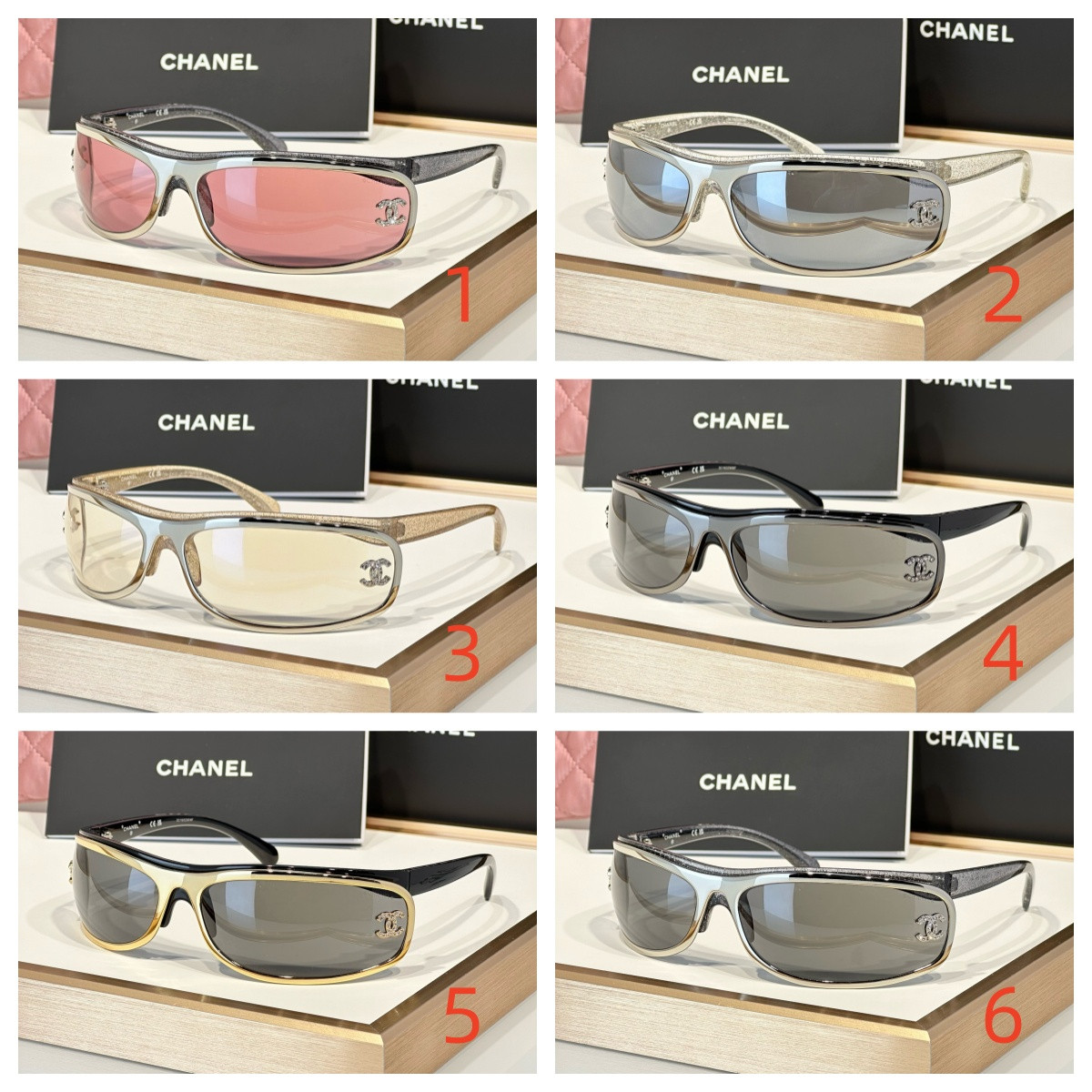 Ch**el Glasses coco neige 71557