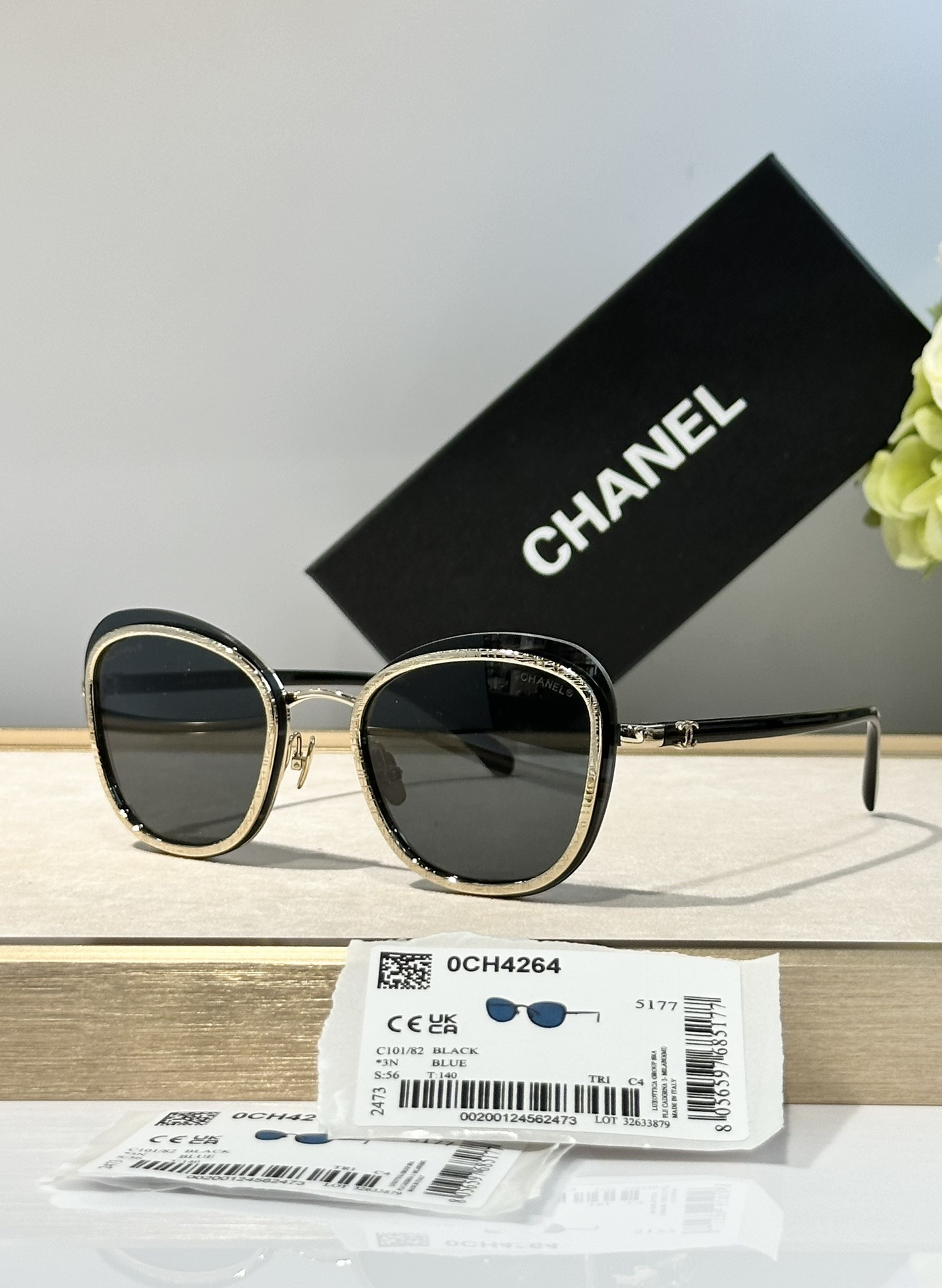 Ch**el Glasses CH4264 56-17-140