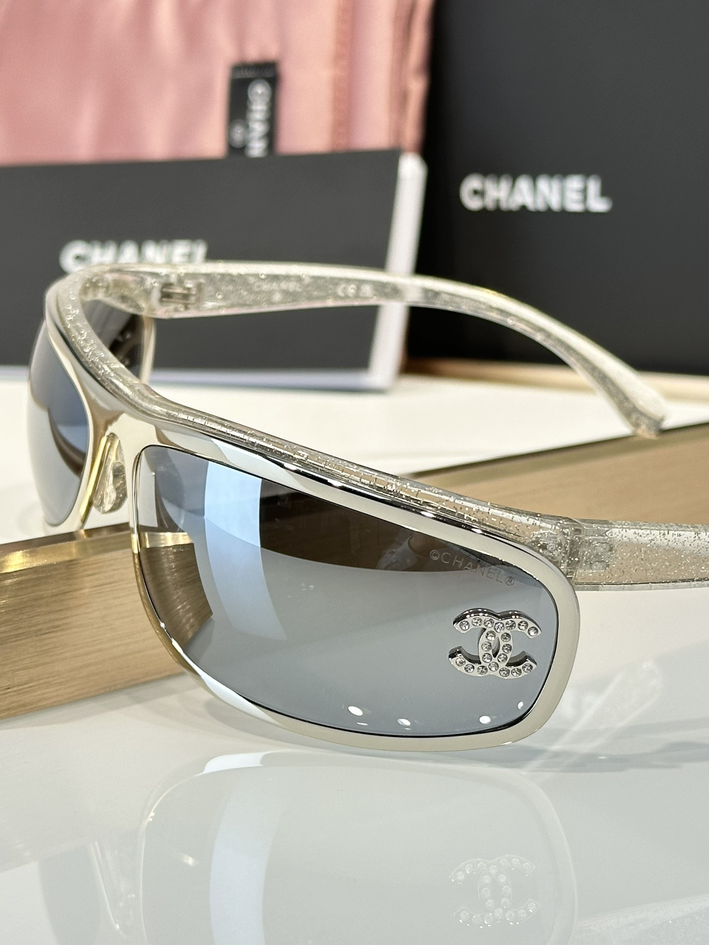 Ch**el Glasses coco neige 71557