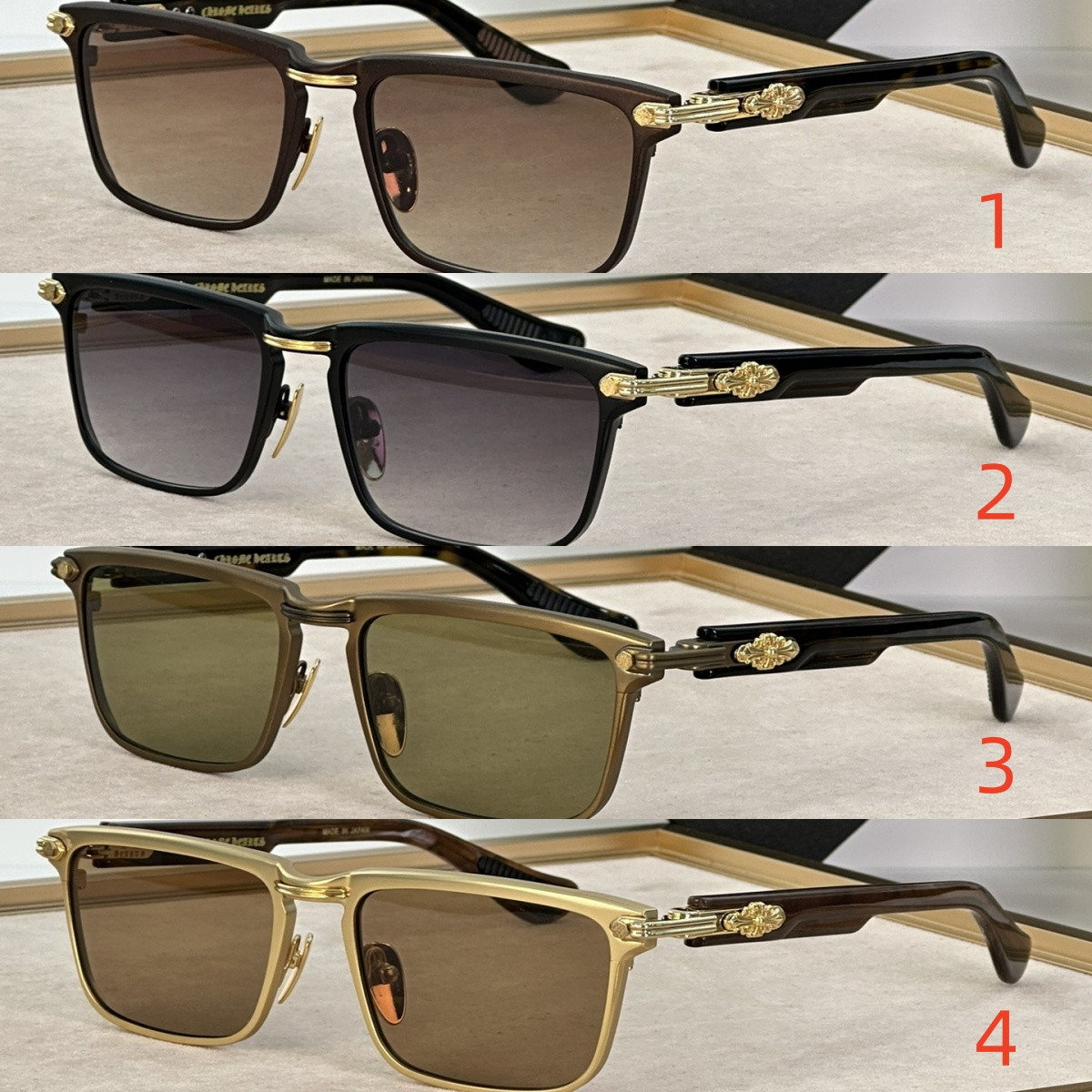 Ch*0me He**ts Glasses ss24 56-18-146