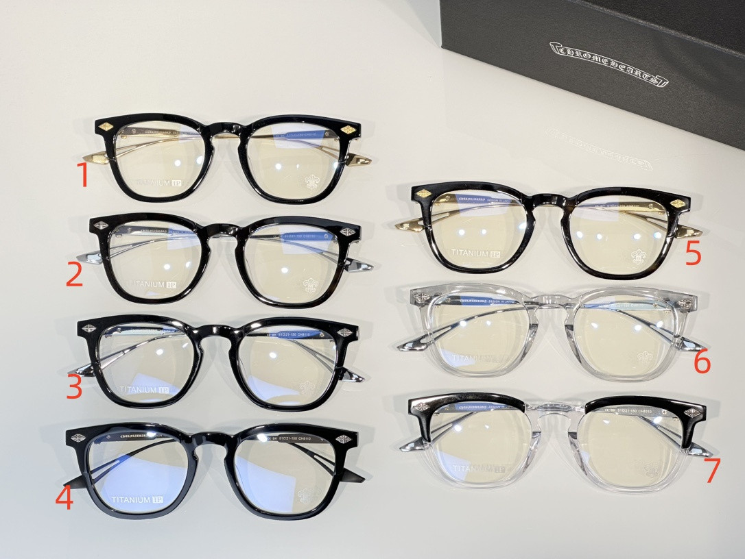 Ch*0me He**ts Glasses CH8110 51-21-150