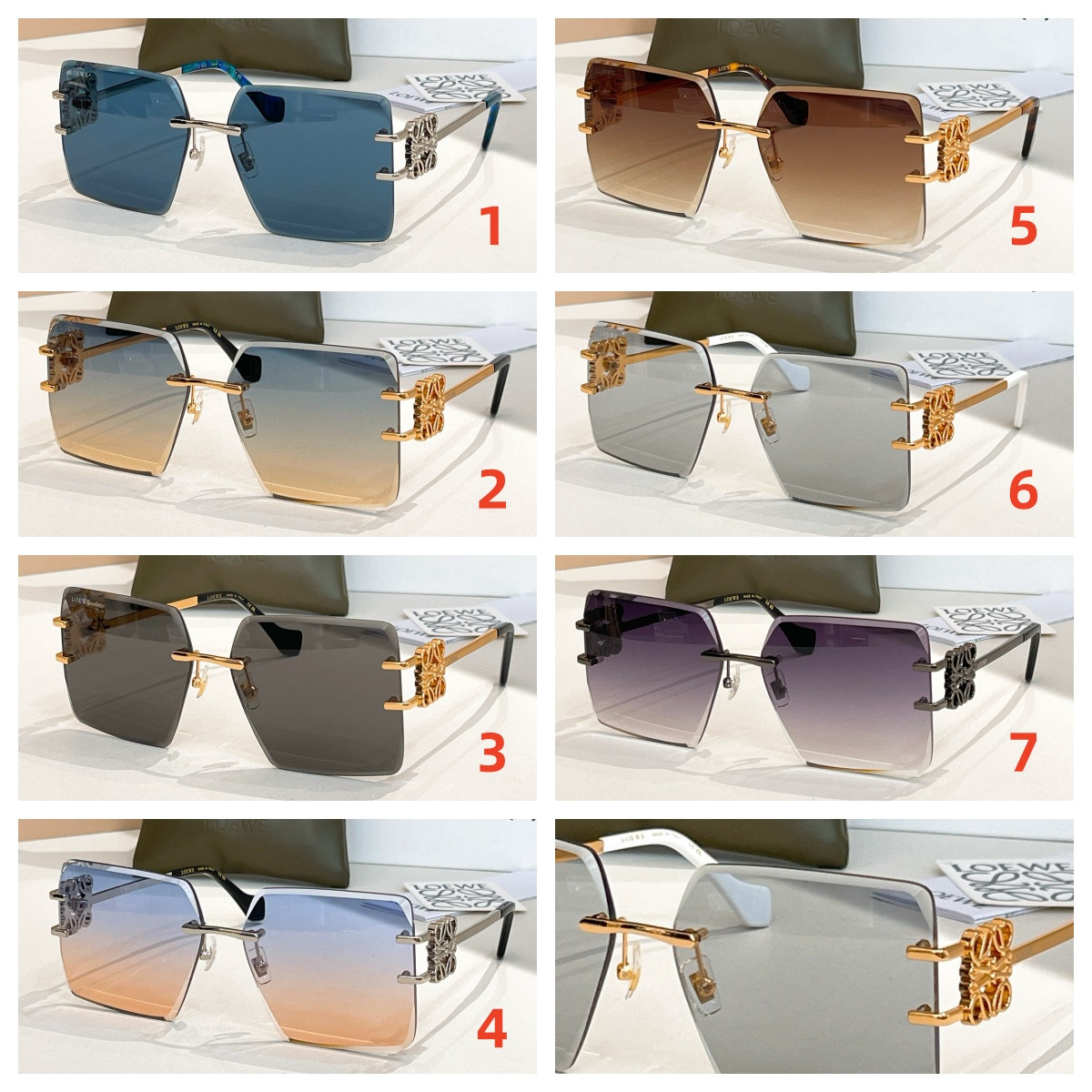 L0ew* Glasses HW2057 141-0-142