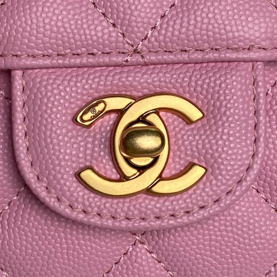 Ch**el Flap Handbag AS5239 18×13×5.5cm