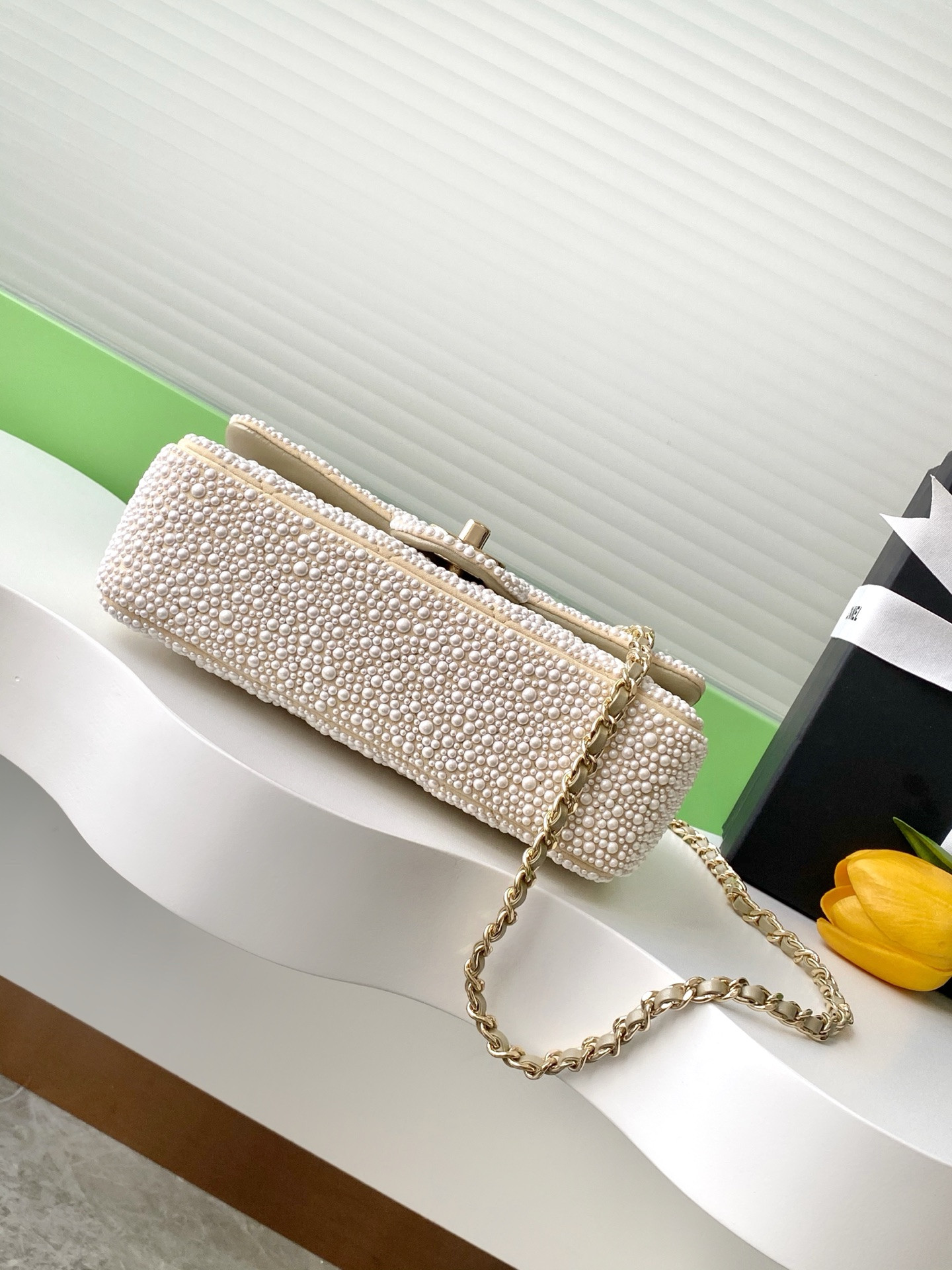 Ch**el CF Evening Bag  AS4297 13x21x8cm