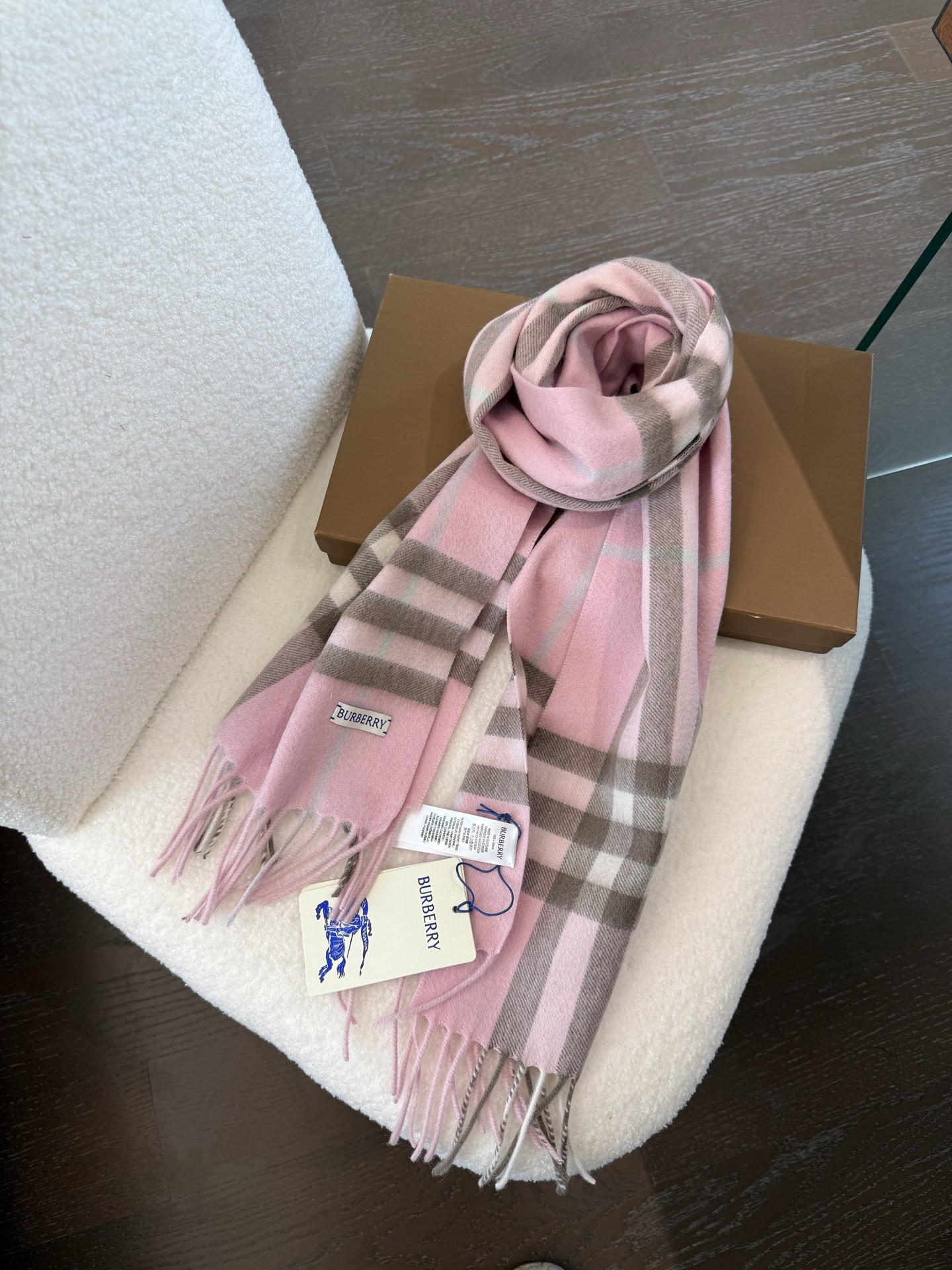 Bv*b*rry scarf 30x180cm