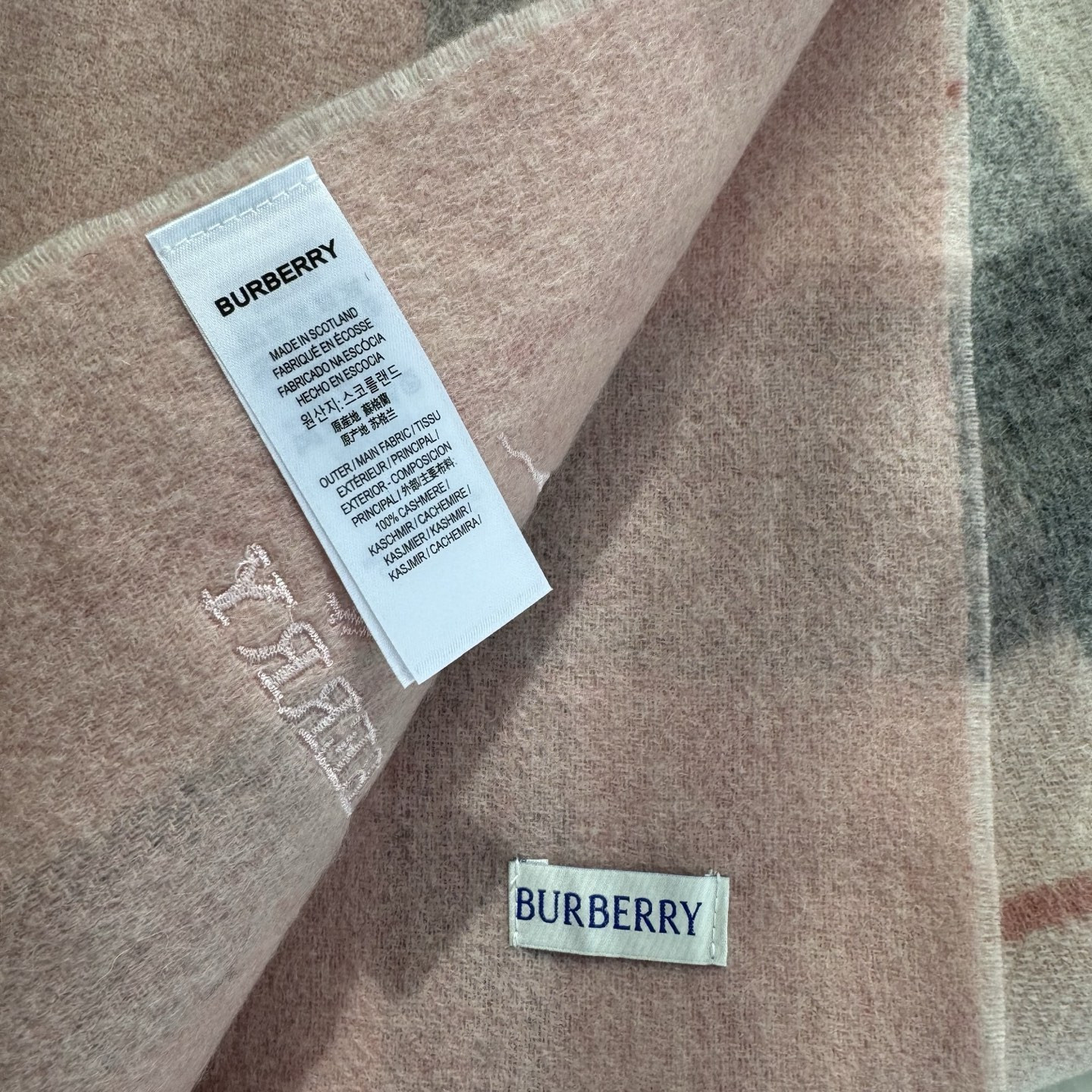 Bv*b*rry scarf 30x180cm 100% lambswool