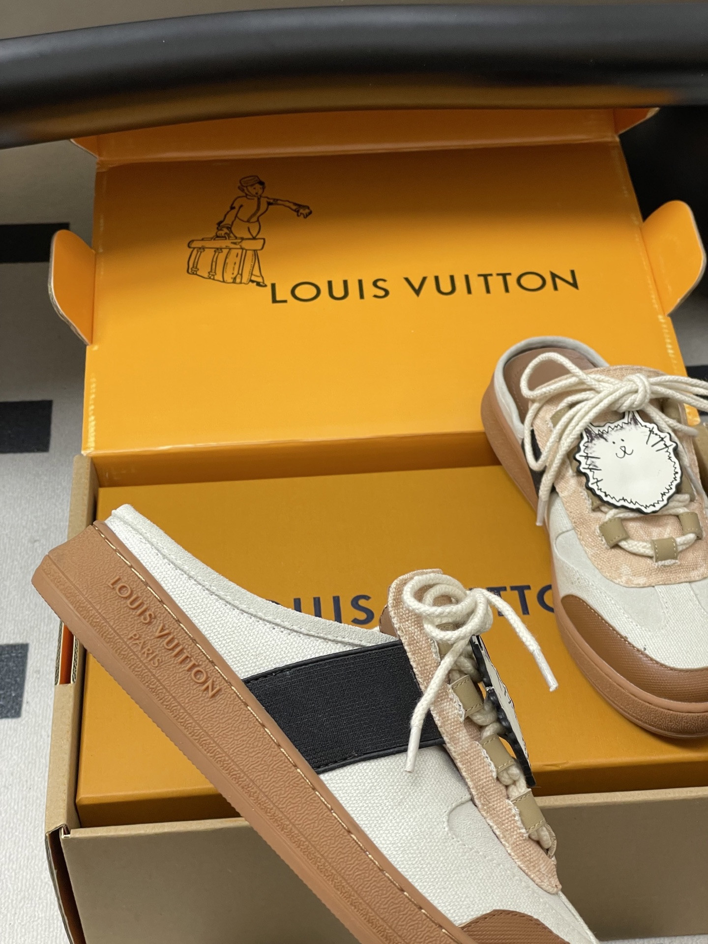 UA LV LOUS Open-Heel Sneakers